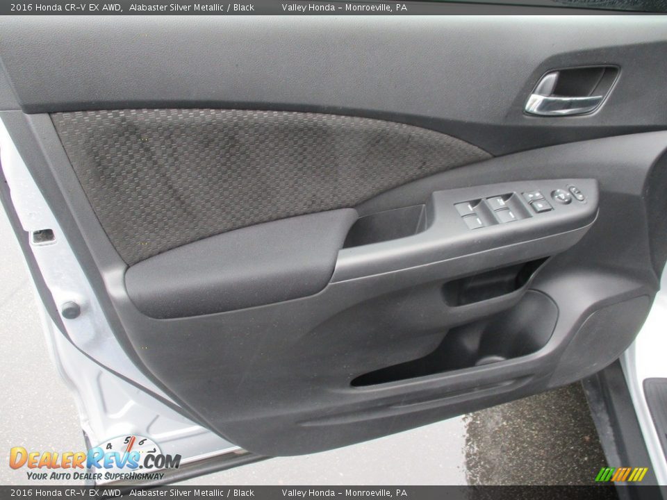 2016 Honda CR-V EX AWD Alabaster Silver Metallic / Black Photo #9