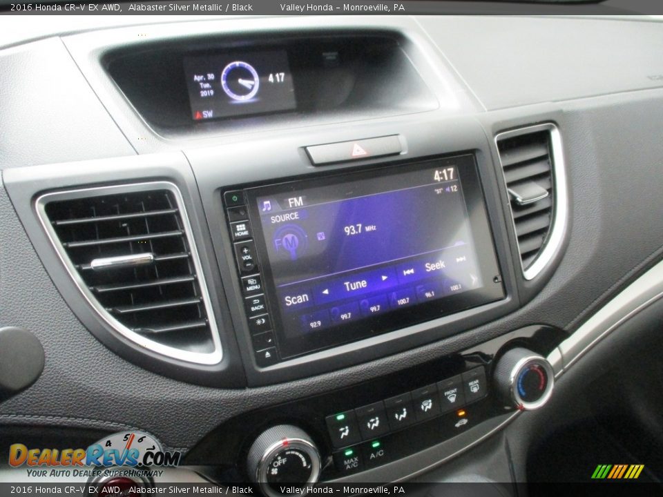 2016 Honda CR-V EX AWD Alabaster Silver Metallic / Black Photo #13