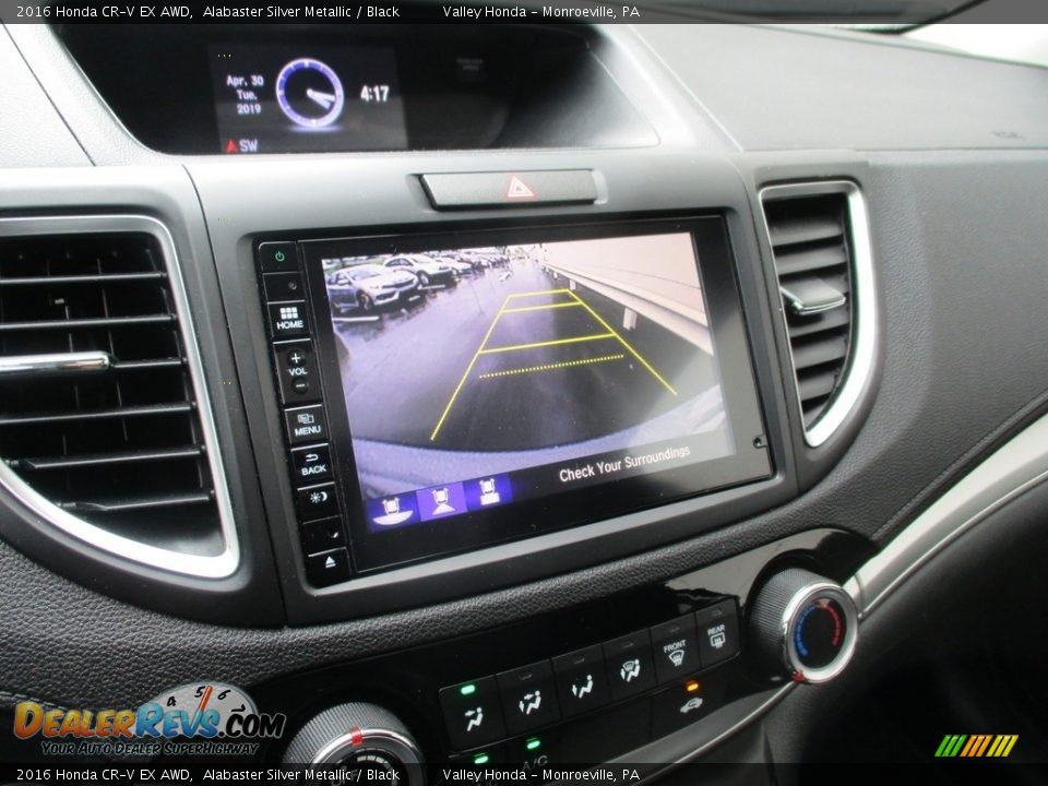 2016 Honda CR-V EX AWD Alabaster Silver Metallic / Black Photo #14