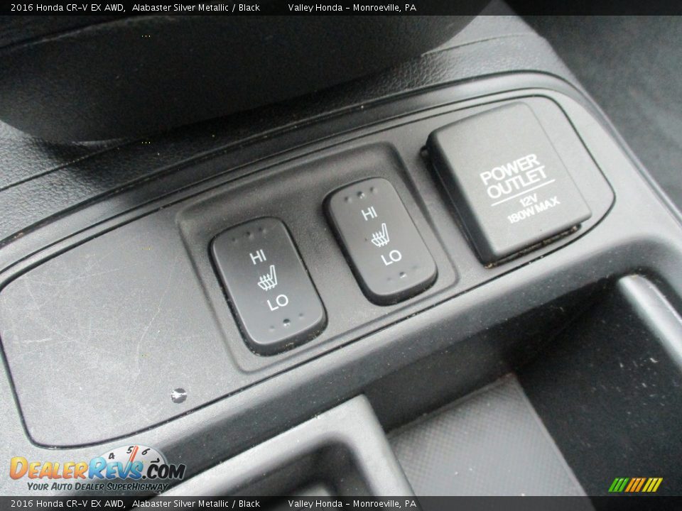2016 Honda CR-V EX AWD Alabaster Silver Metallic / Black Photo #16