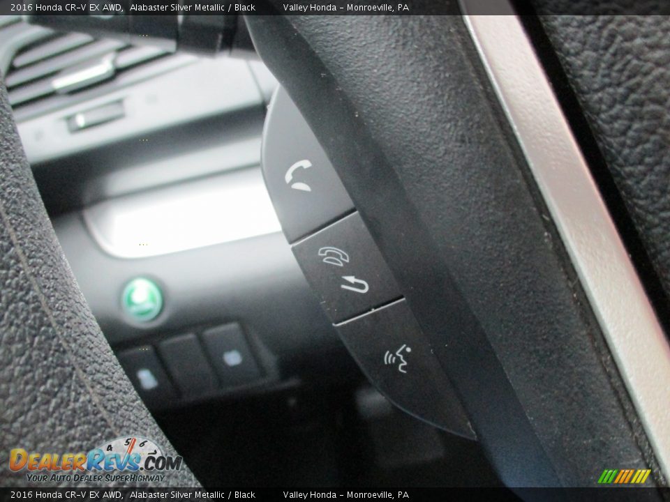 2016 Honda CR-V EX AWD Alabaster Silver Metallic / Black Photo #18