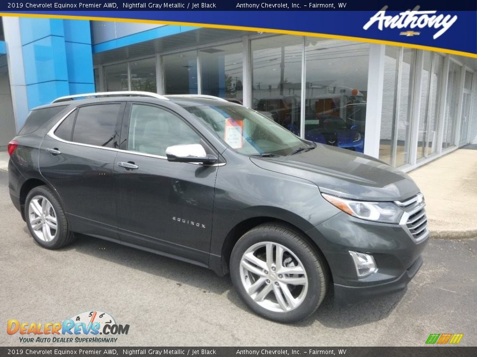 2019 Chevrolet Equinox Premier AWD Nightfall Gray Metallic / Jet Black Photo #1