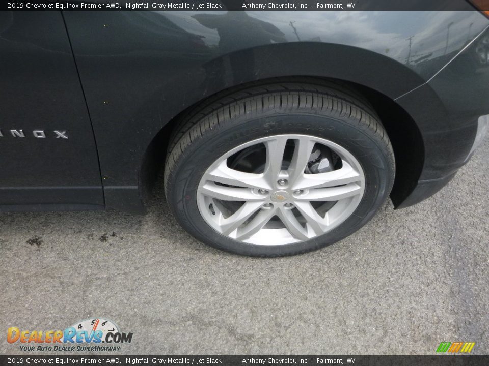 2019 Chevrolet Equinox Premier AWD Nightfall Gray Metallic / Jet Black Photo #2