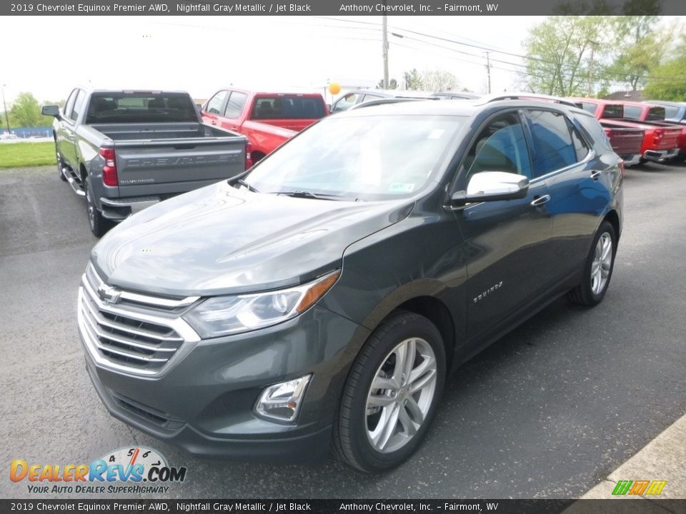 2019 Chevrolet Equinox Premier AWD Nightfall Gray Metallic / Jet Black Photo #8