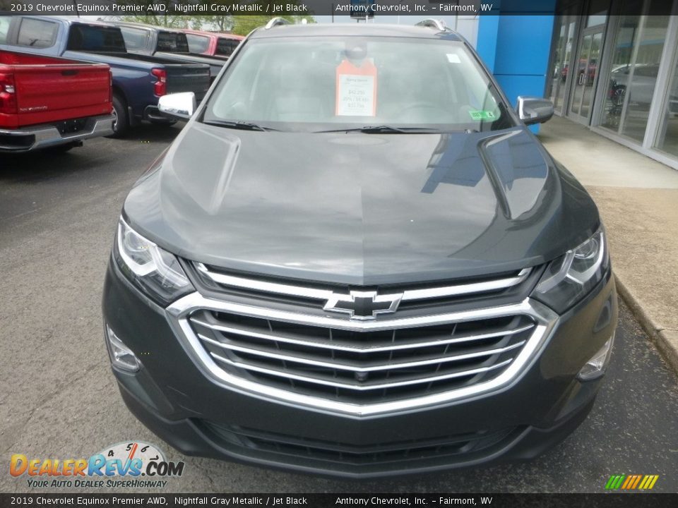 2019 Chevrolet Equinox Premier AWD Nightfall Gray Metallic / Jet Black Photo #9
