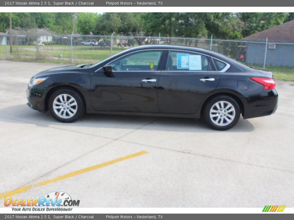 2017 Nissan Altima 2.5 S Super Black / Charcoal Photo #6