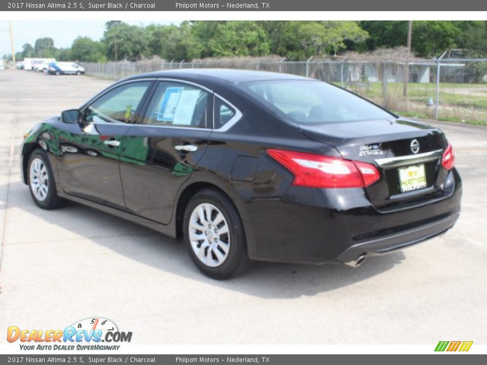 2017 Nissan Altima 2.5 S Super Black / Charcoal Photo #7