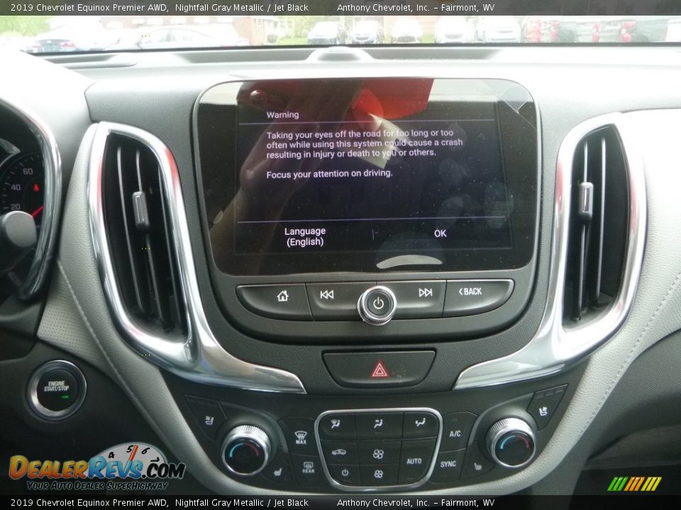 2019 Chevrolet Equinox Premier AWD Nightfall Gray Metallic / Jet Black Photo #17
