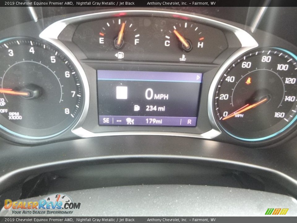 2019 Chevrolet Equinox Premier AWD Nightfall Gray Metallic / Jet Black Photo #20
