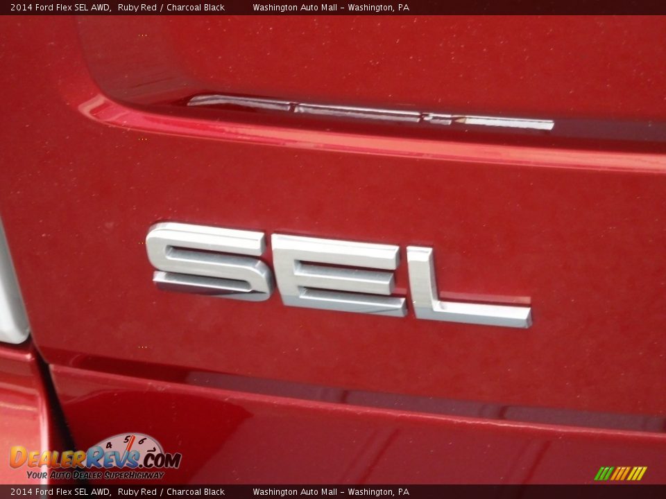 2014 Ford Flex SEL AWD Ruby Red / Charcoal Black Photo #11
