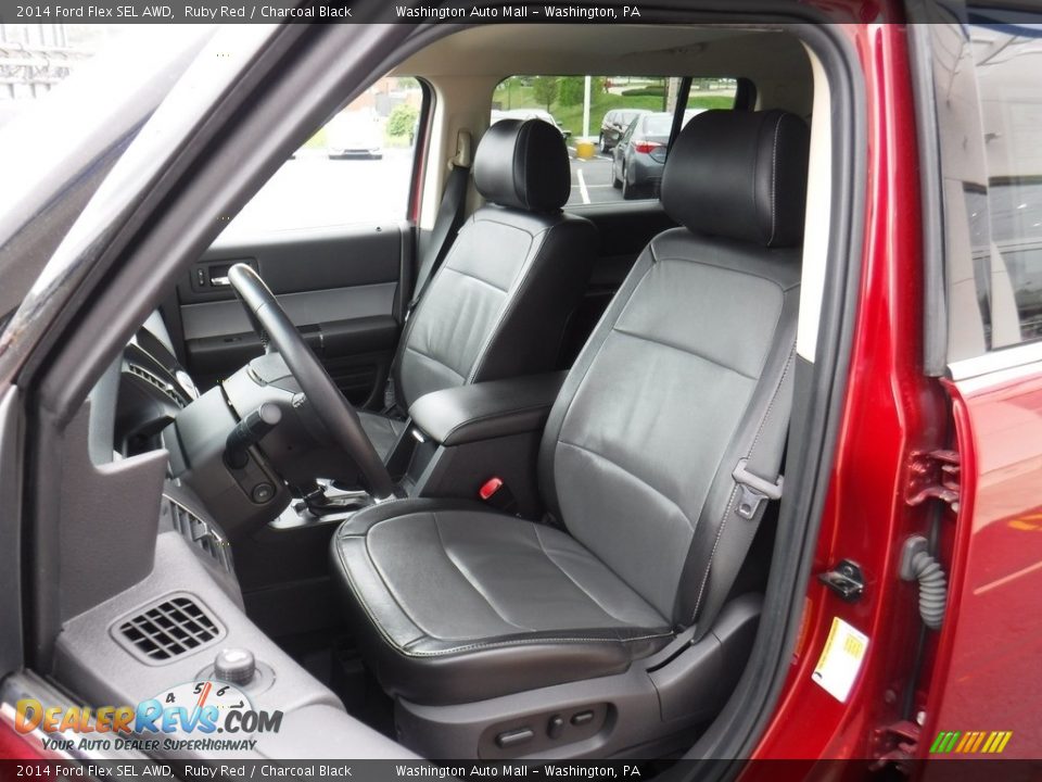 2014 Ford Flex SEL AWD Ruby Red / Charcoal Black Photo #14