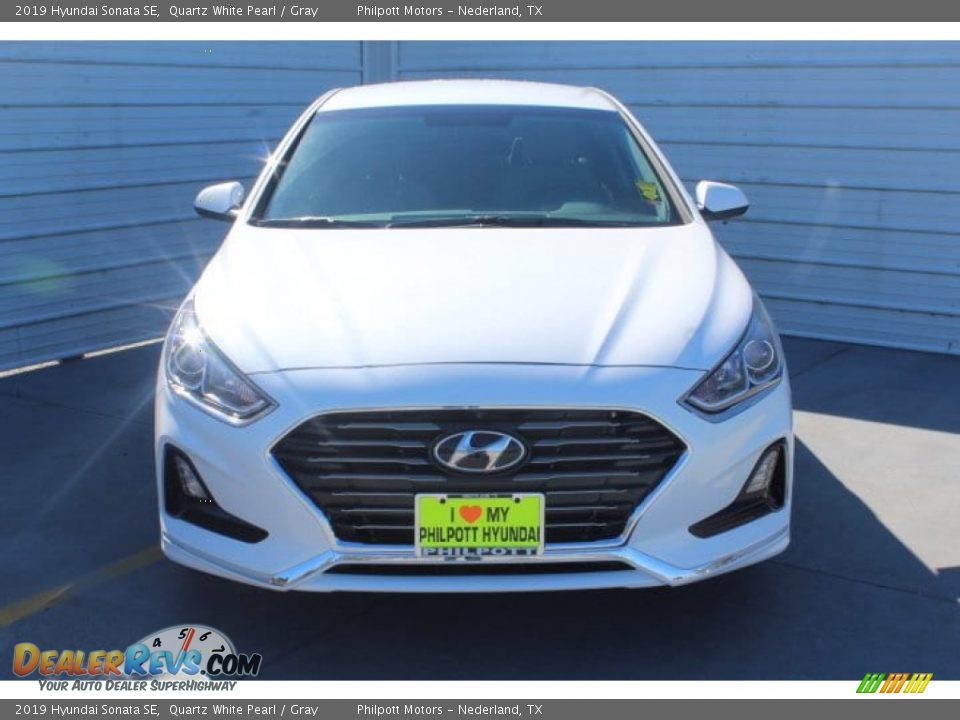 2019 Hyundai Sonata SE Quartz White Pearl / Gray Photo #3