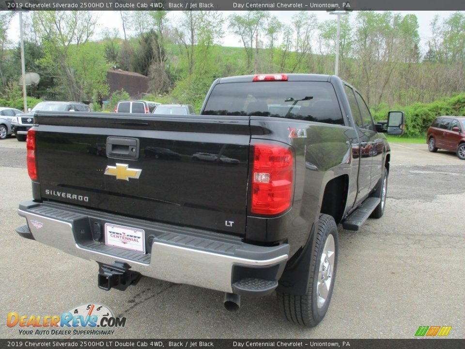 2019 Chevrolet Silverado 2500HD LT Double Cab 4WD Black / Jet Black Photo #5