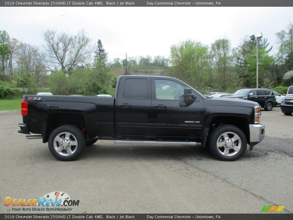 2019 Chevrolet Silverado 2500HD LT Double Cab 4WD Black / Jet Black Photo #6