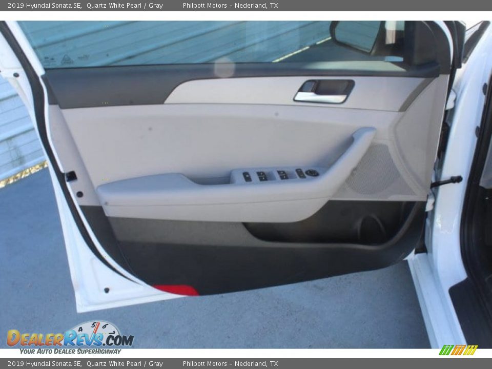 2019 Hyundai Sonata SE Quartz White Pearl / Gray Photo #9