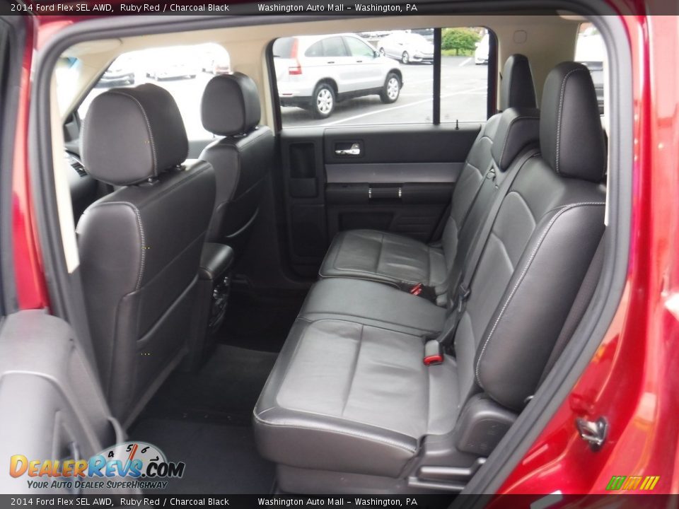 2014 Ford Flex SEL AWD Ruby Red / Charcoal Black Photo #26