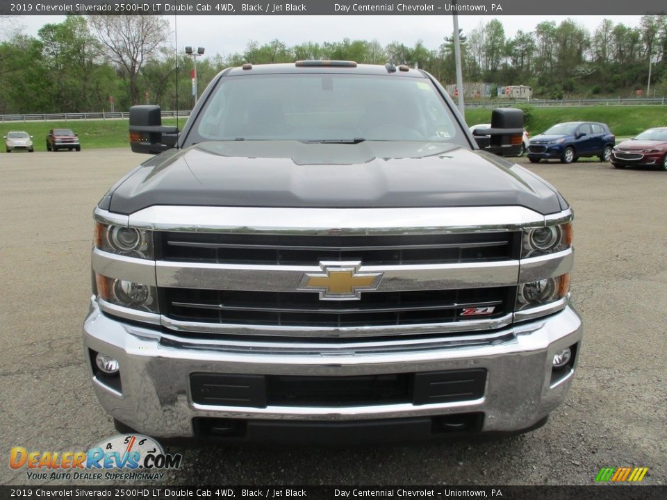 2019 Chevrolet Silverado 2500HD LT Double Cab 4WD Black / Jet Black Photo #8