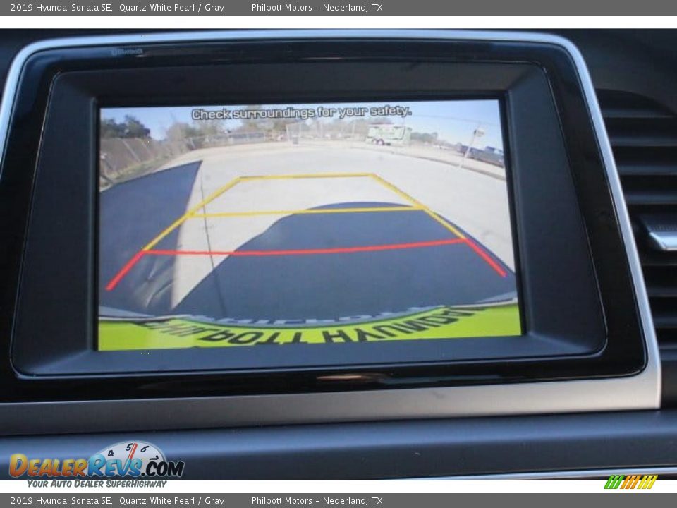 2019 Hyundai Sonata SE Quartz White Pearl / Gray Photo #13