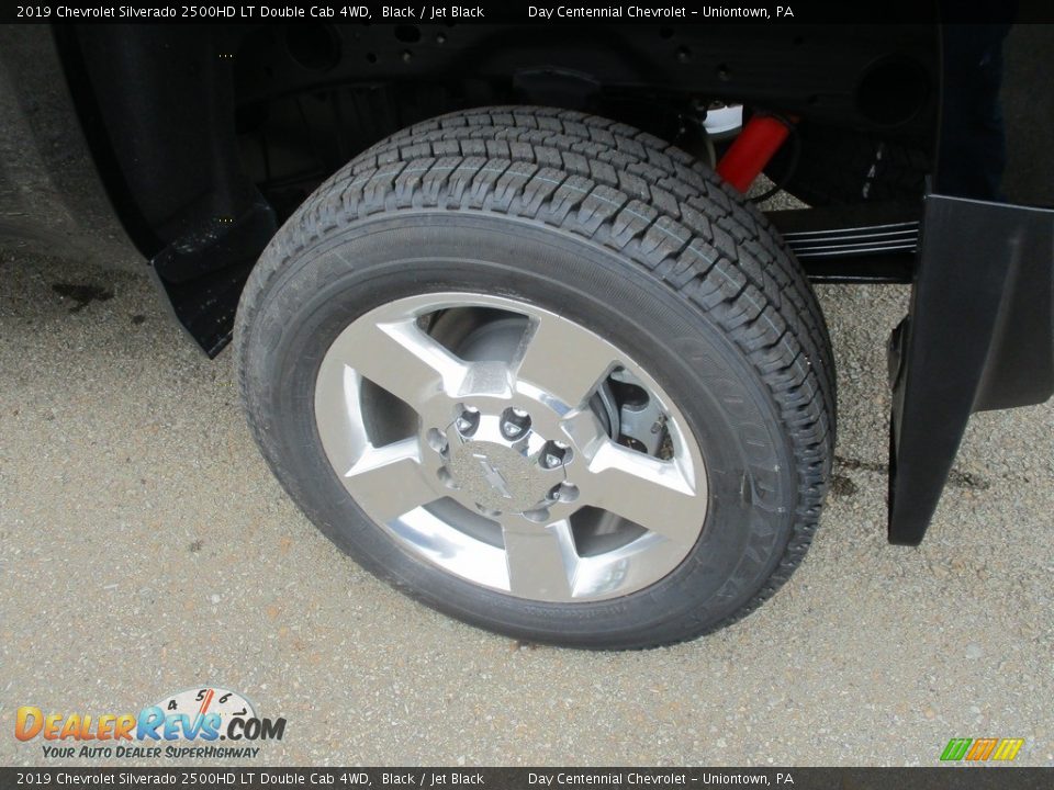 2019 Chevrolet Silverado 2500HD LT Double Cab 4WD Black / Jet Black Photo #10