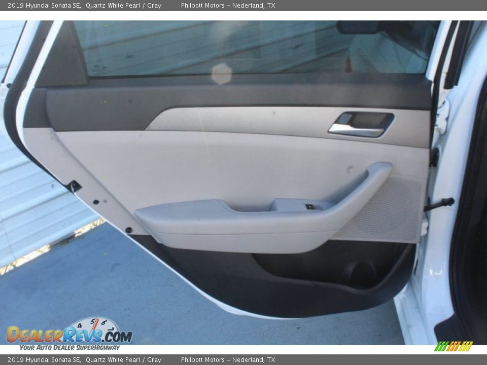 2019 Hyundai Sonata SE Quartz White Pearl / Gray Photo #16