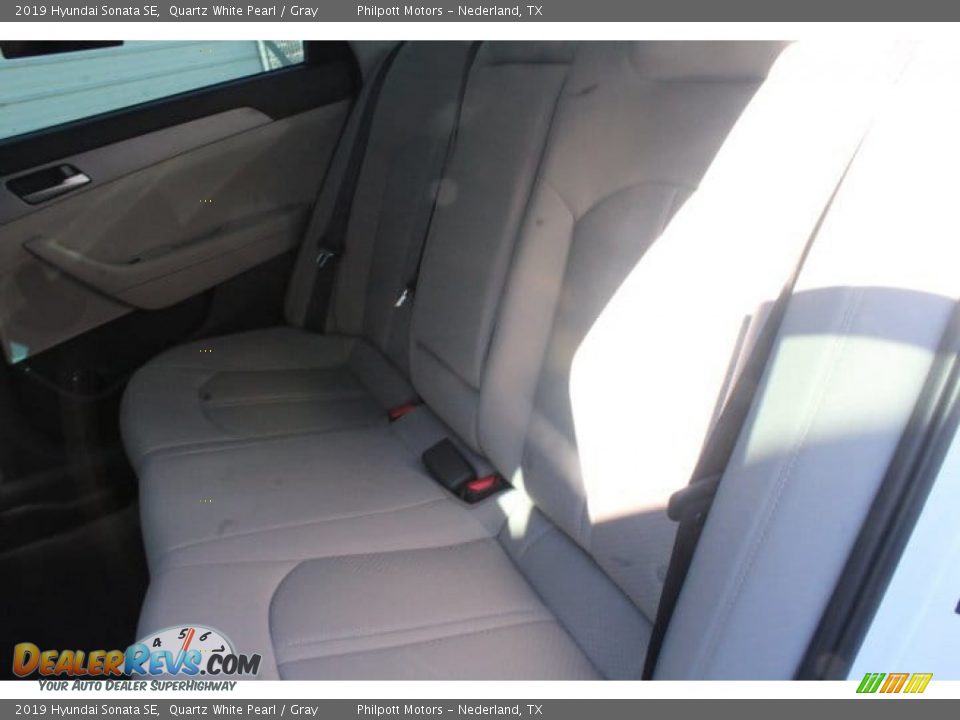 2019 Hyundai Sonata SE Quartz White Pearl / Gray Photo #17
