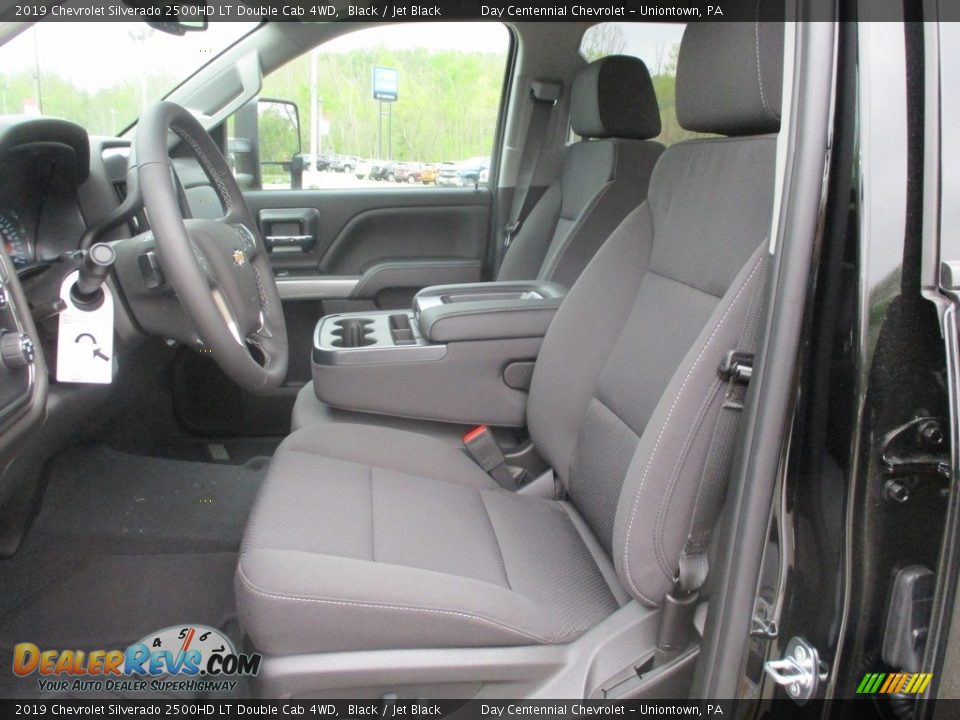 2019 Chevrolet Silverado 2500HD LT Double Cab 4WD Black / Jet Black Photo #12