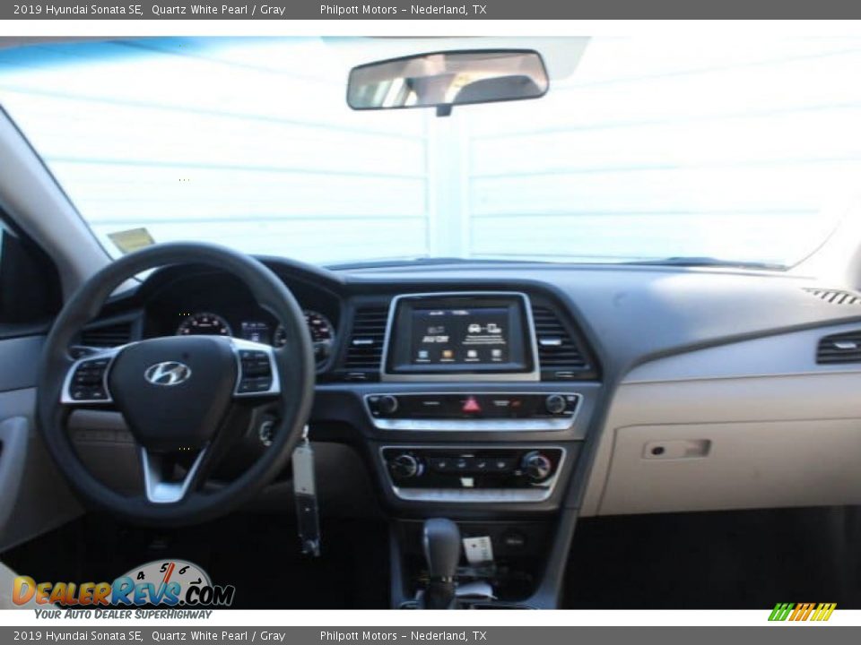 2019 Hyundai Sonata SE Quartz White Pearl / Gray Photo #18