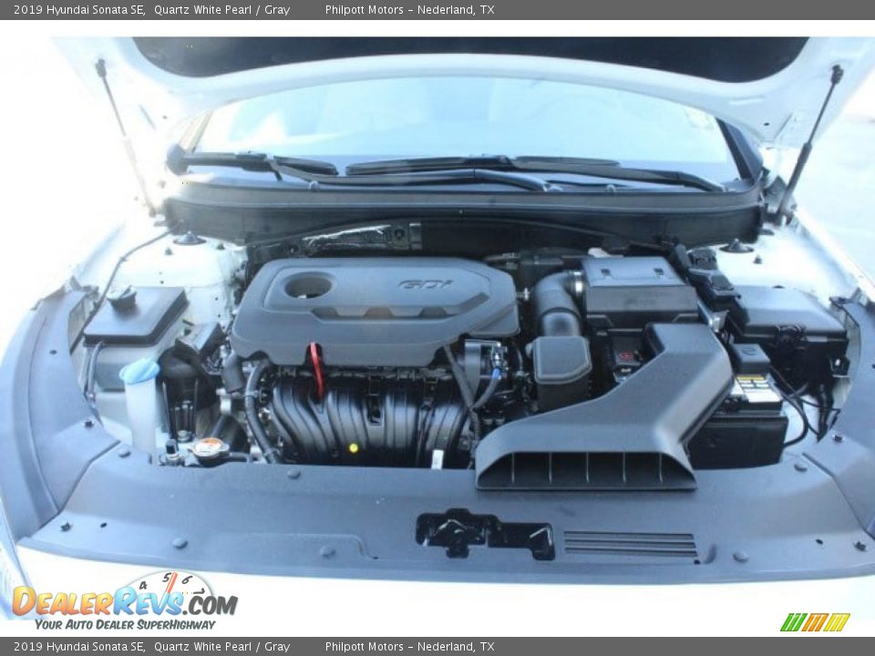 2019 Hyundai Sonata SE Quartz White Pearl / Gray Photo #21