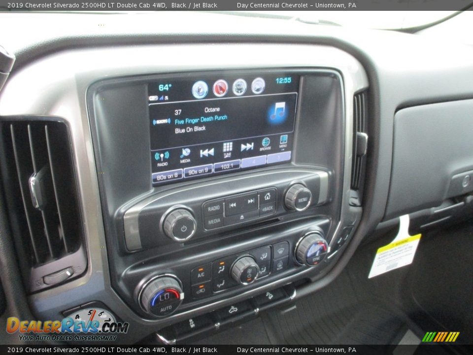 2019 Chevrolet Silverado 2500HD LT Double Cab 4WD Black / Jet Black Photo #15