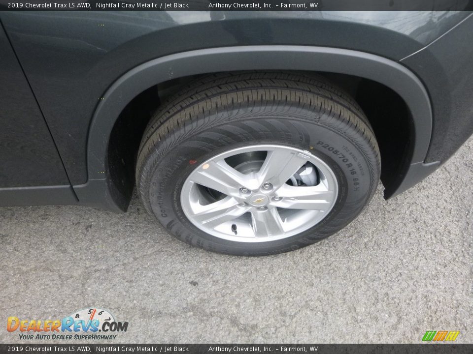 2019 Chevrolet Trax LS AWD Nightfall Gray Metallic / Jet Black Photo #2