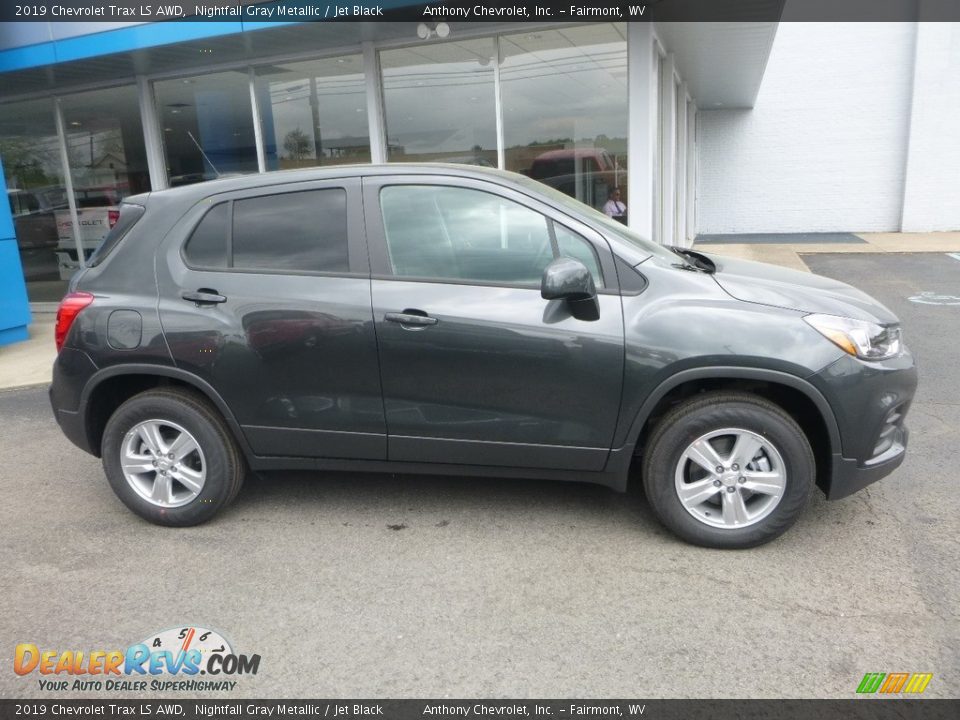 2019 Chevrolet Trax LS AWD Nightfall Gray Metallic / Jet Black Photo #3
