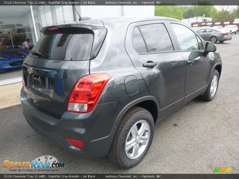 2019 Chevrolet Trax LS AWD Nightfall Gray Metallic / Jet Black Photo #4