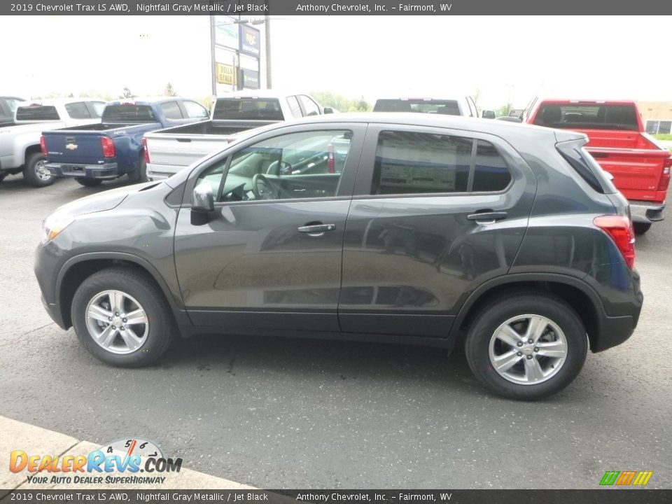2019 Chevrolet Trax LS AWD Nightfall Gray Metallic / Jet Black Photo #7