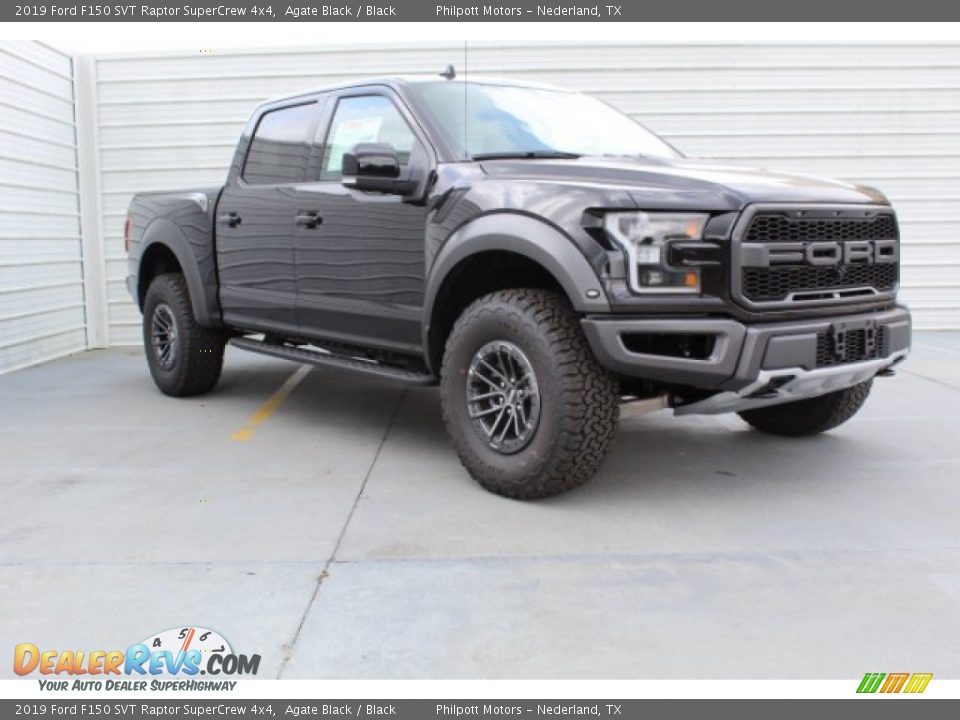 Agate Black 2019 Ford F150 SVT Raptor SuperCrew 4x4 Photo #2