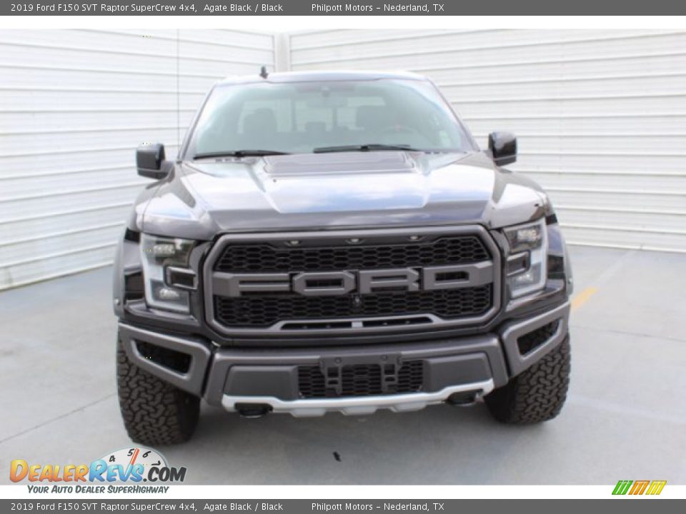 2019 Ford F150 SVT Raptor SuperCrew 4x4 Agate Black / Black Photo #3