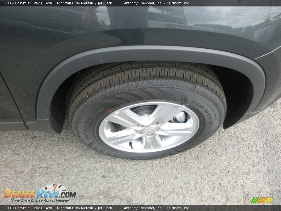 2019 Chevrolet Trax LS AWD Nightfall Gray Metallic / Jet Black Photo #10