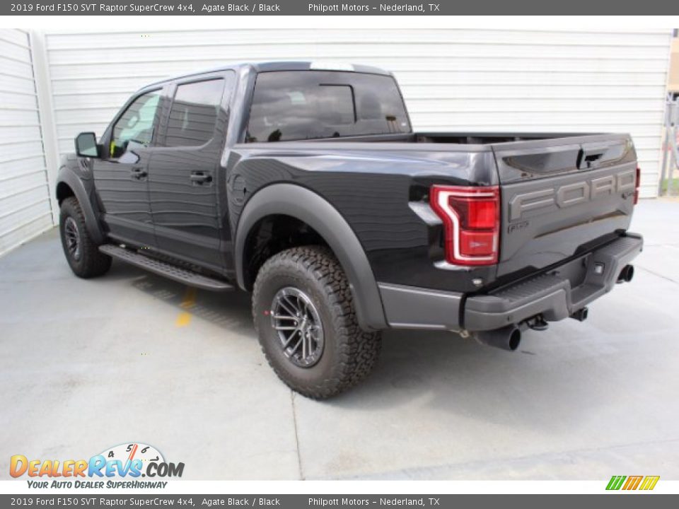 2019 Ford F150 SVT Raptor SuperCrew 4x4 Agate Black / Black Photo #6