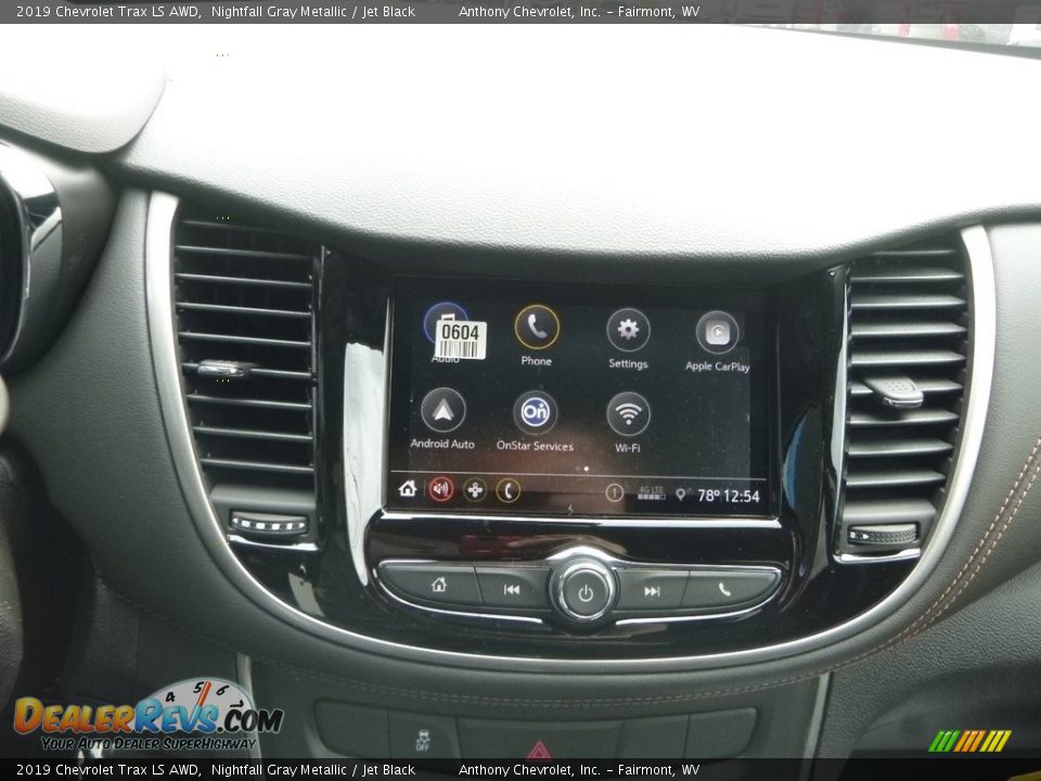 2019 Chevrolet Trax LS AWD Nightfall Gray Metallic / Jet Black Photo #17