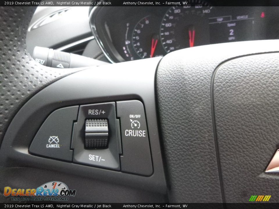 2019 Chevrolet Trax LS AWD Nightfall Gray Metallic / Jet Black Photo #20
