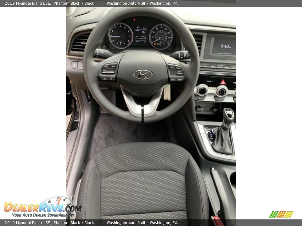 2019 Hyundai Elantra SE Phantom Black / Black Photo #12