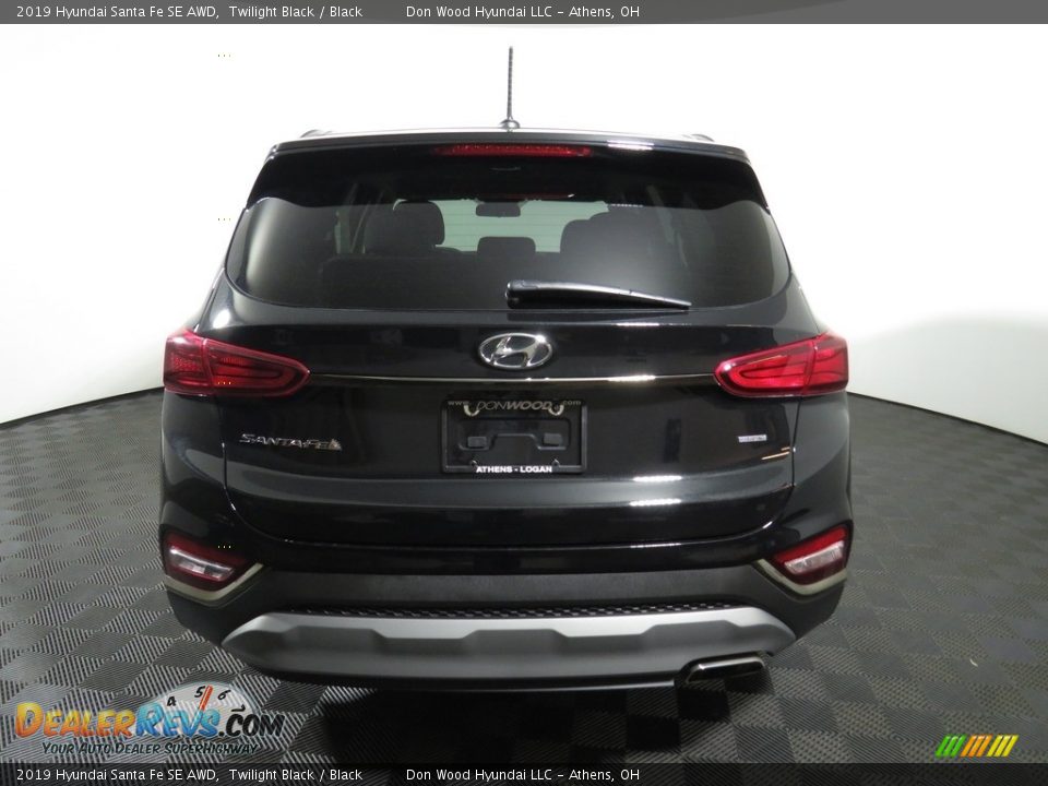 2019 Hyundai Santa Fe SE AWD Twilight Black / Black Photo #11