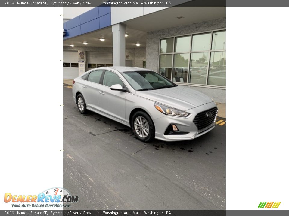 2019 Hyundai Sonata SE Symphony Silver / Gray Photo #2