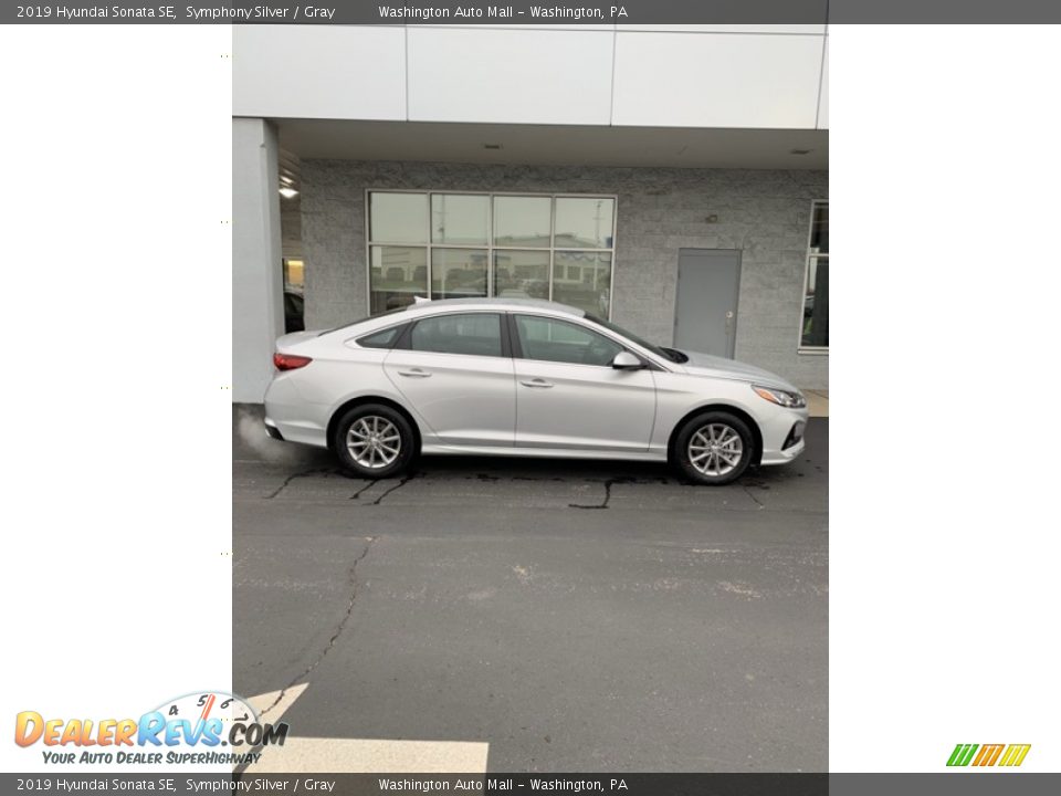 2019 Hyundai Sonata SE Symphony Silver / Gray Photo #3
