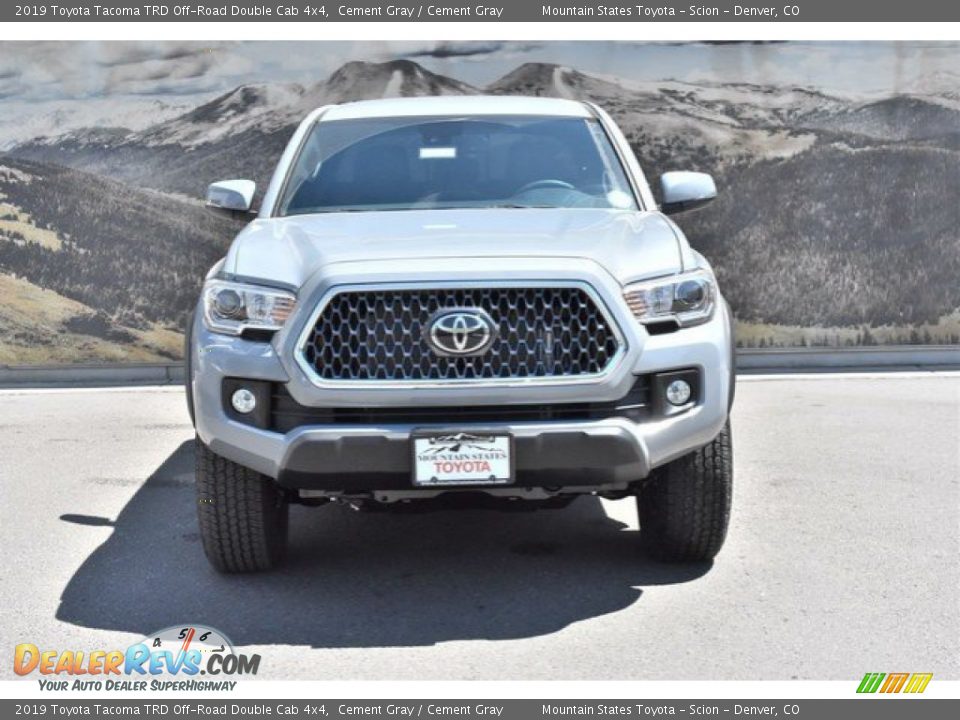 2019 Toyota Tacoma TRD Off-Road Double Cab 4x4 Cement Gray / Cement Gray Photo #2
