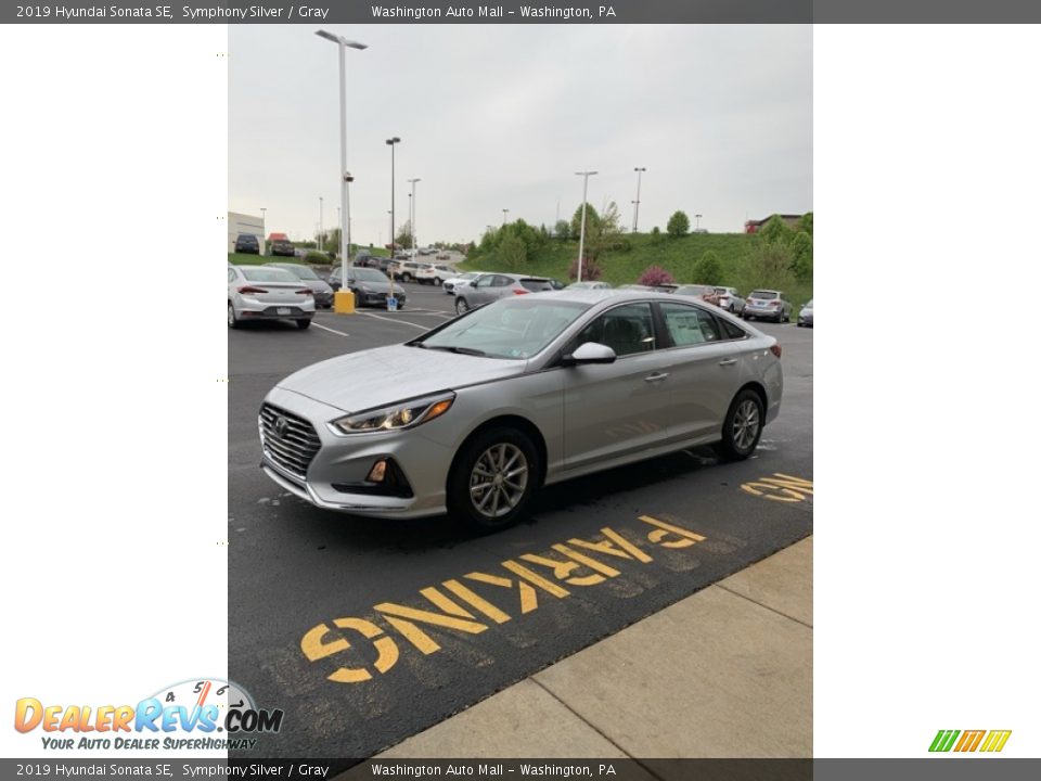 2019 Hyundai Sonata SE Symphony Silver / Gray Photo #7