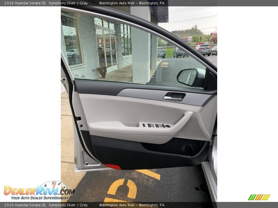 2019 Hyundai Sonata SE Symphony Silver / Gray Photo #9