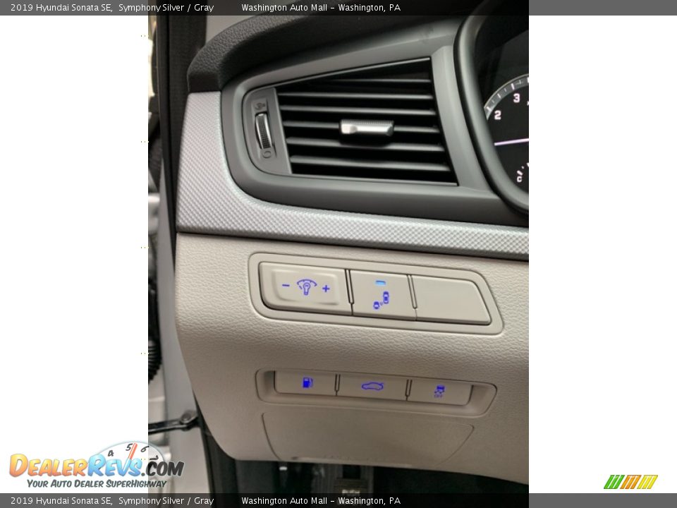 2019 Hyundai Sonata SE Symphony Silver / Gray Photo #11
