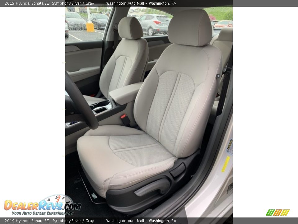 2019 Hyundai Sonata SE Symphony Silver / Gray Photo #13