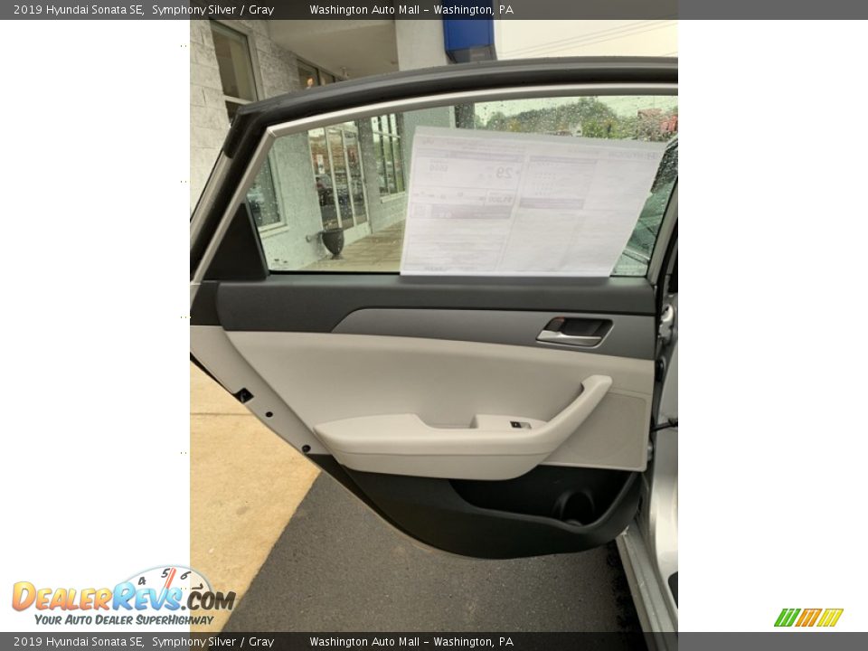 2019 Hyundai Sonata SE Symphony Silver / Gray Photo #17