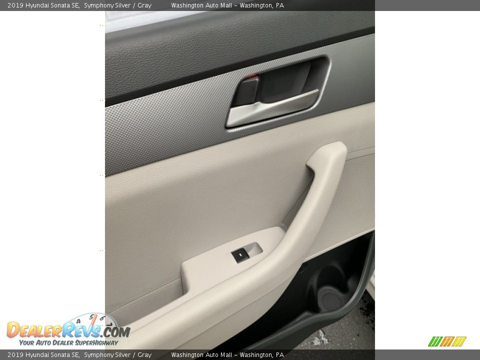 2019 Hyundai Sonata SE Symphony Silver / Gray Photo #18